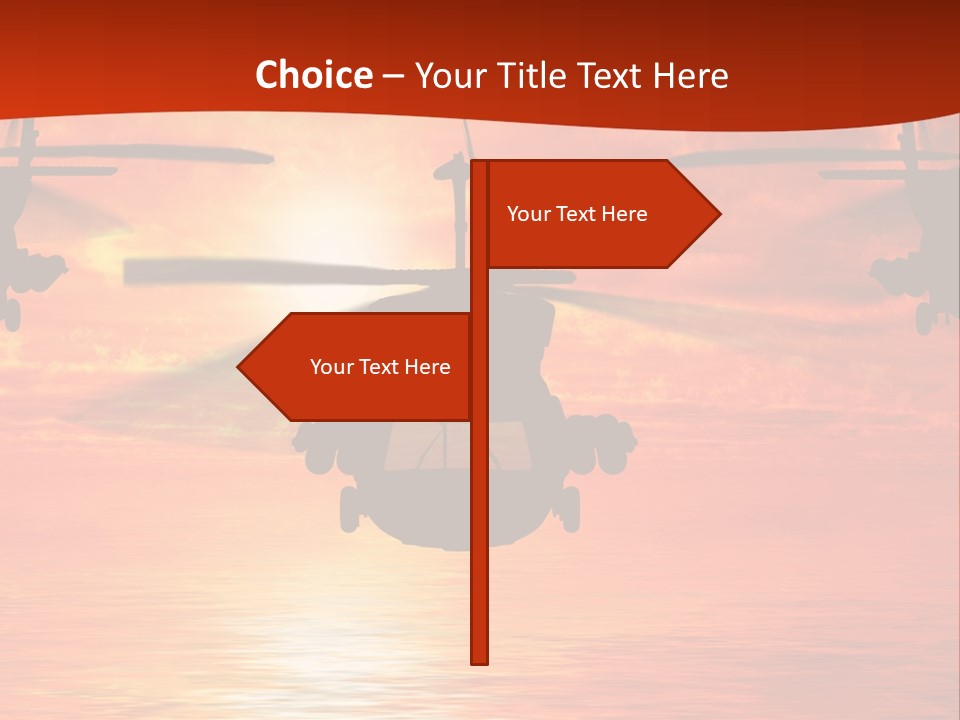 Pump Usa Sunset PowerPoint Template