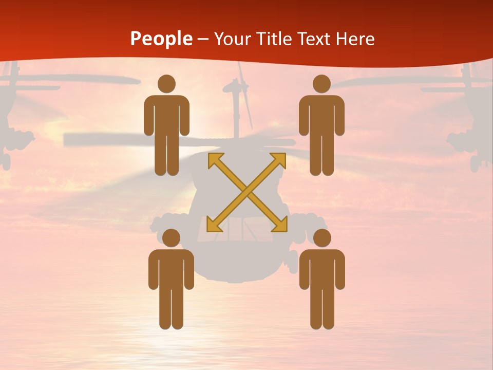 Pump Usa Sunset PowerPoint Template