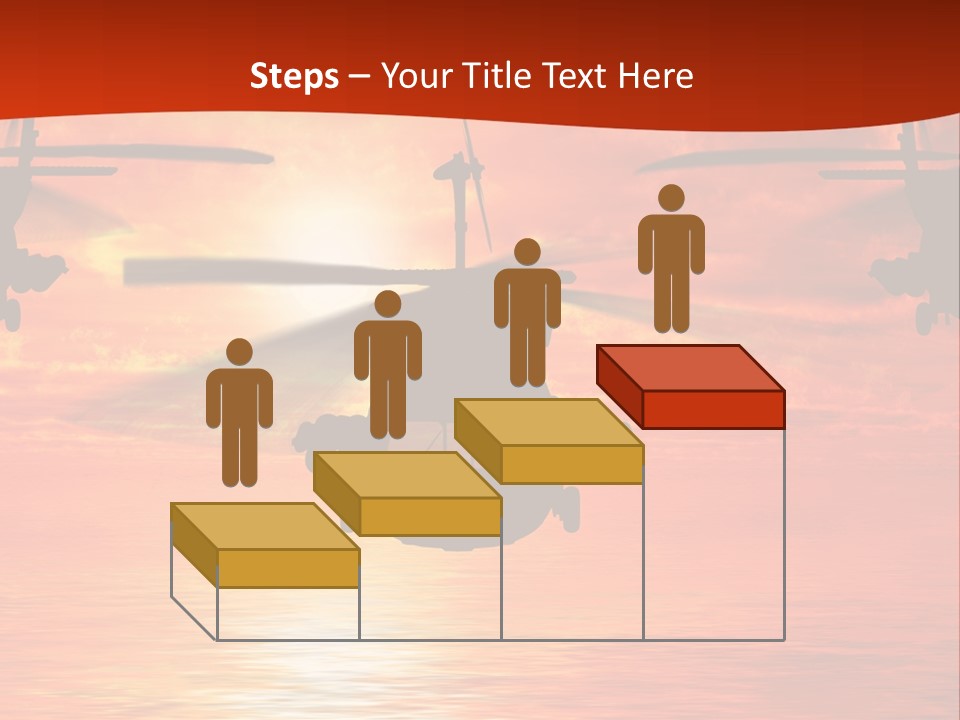 Pump Usa Sunset PowerPoint Template