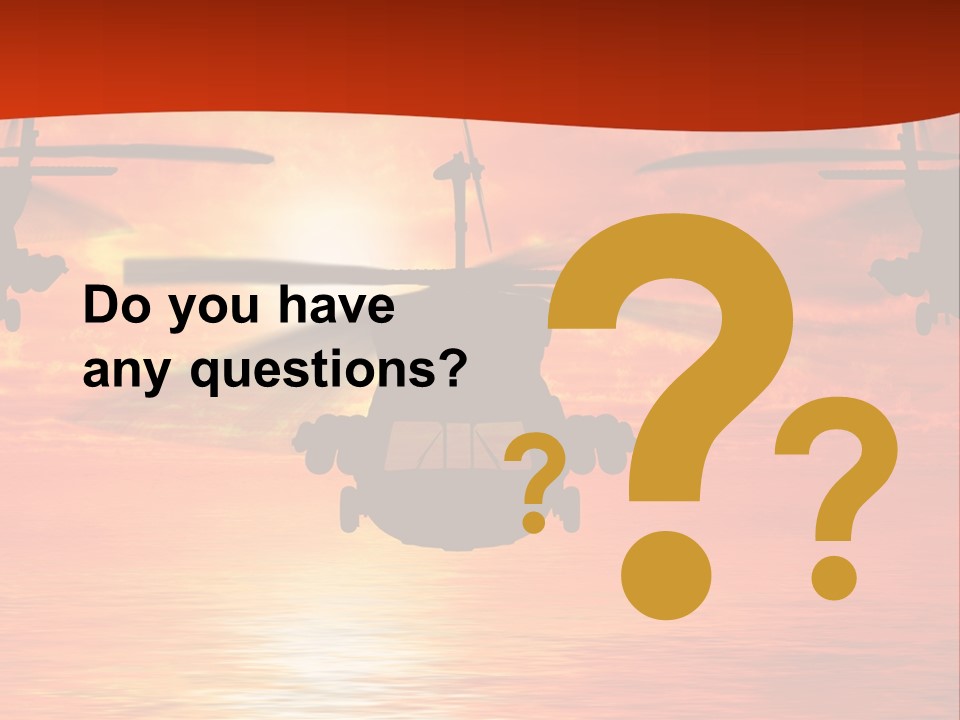 Pump Usa Sunset PowerPoint Template