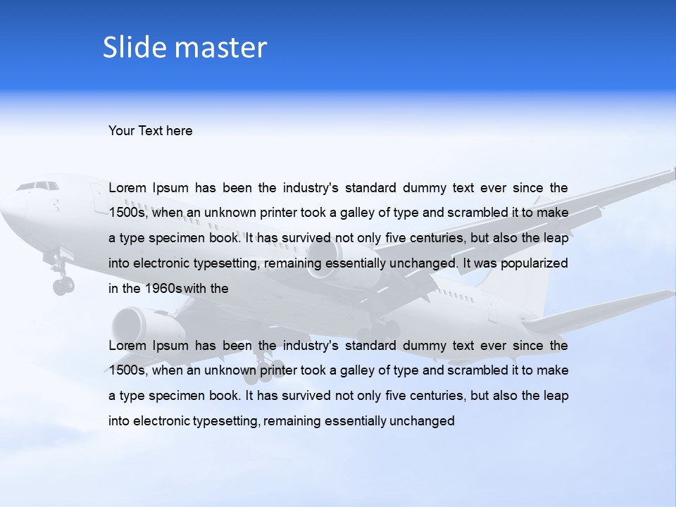 Silhouette Windows Graphics PowerPoint Template