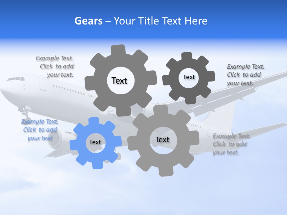 Silhouette Windows Graphics PowerPoint Template