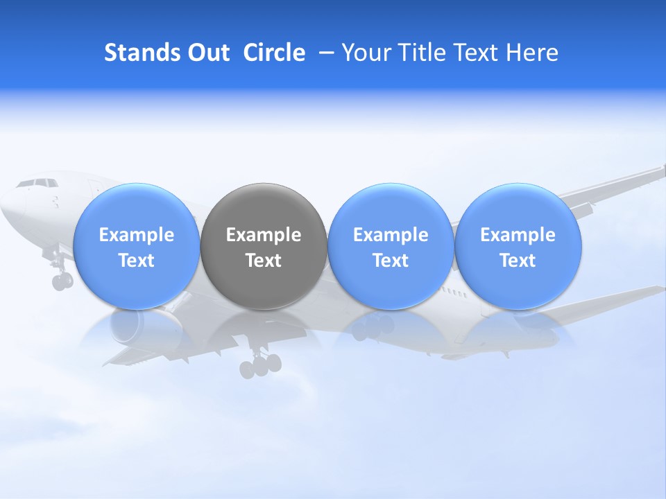 Silhouette Windows Graphics PowerPoint Template