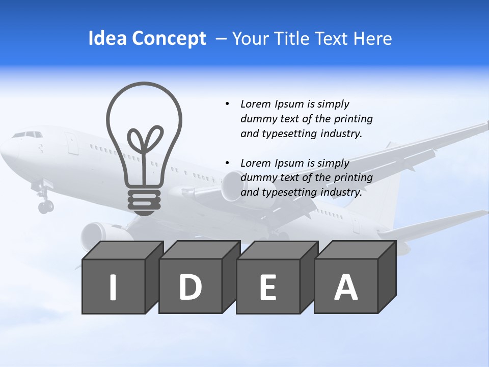 Silhouette Windows Graphics PowerPoint Template