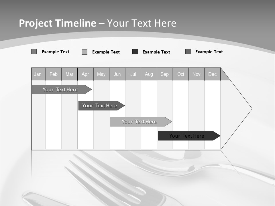 Banquet Closeup Spoon PowerPoint Template