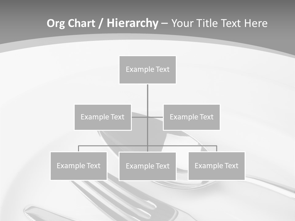 Banquet Closeup Spoon PowerPoint Template