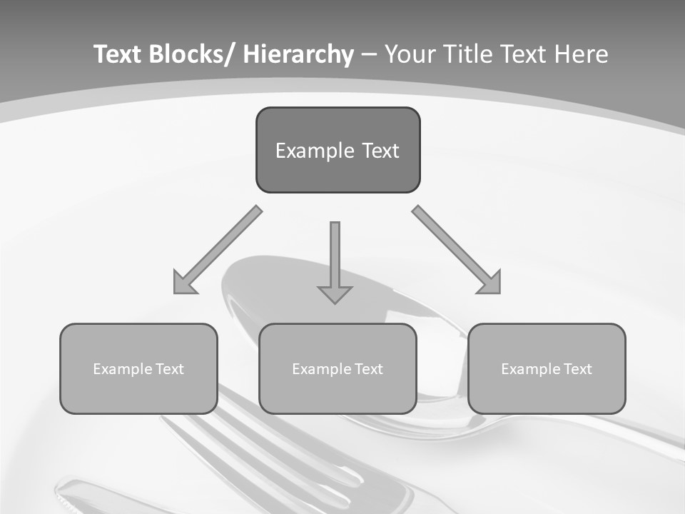 Banquet Closeup Spoon PowerPoint Template