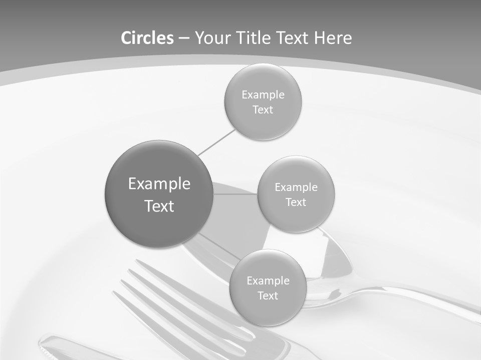 Banquet Closeup Spoon PowerPoint Template