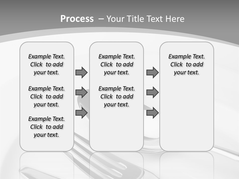Banquet Closeup Spoon PowerPoint Template
