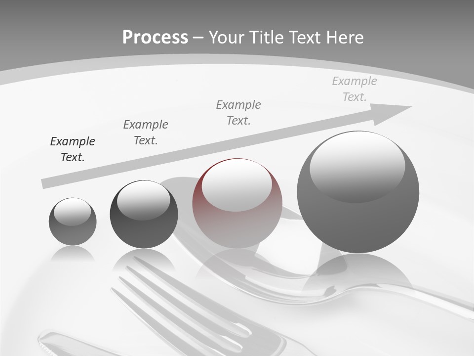 Banquet Closeup Spoon PowerPoint Template