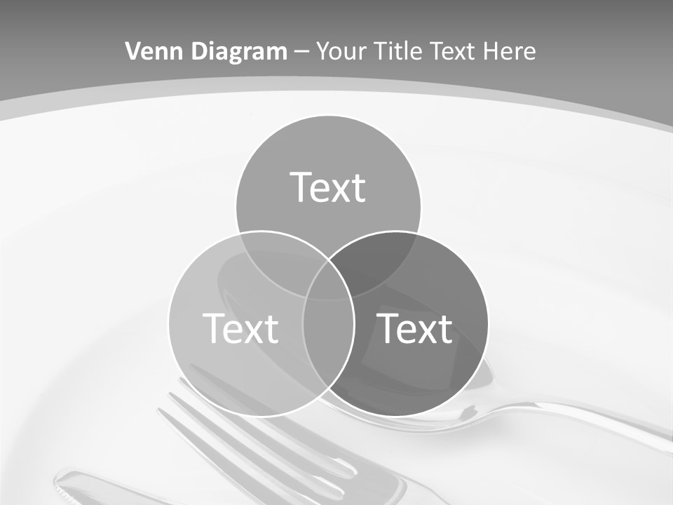Banquet Closeup Spoon PowerPoint Template