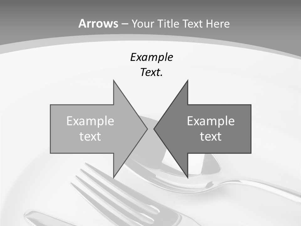 Banquet Closeup Spoon PowerPoint Template