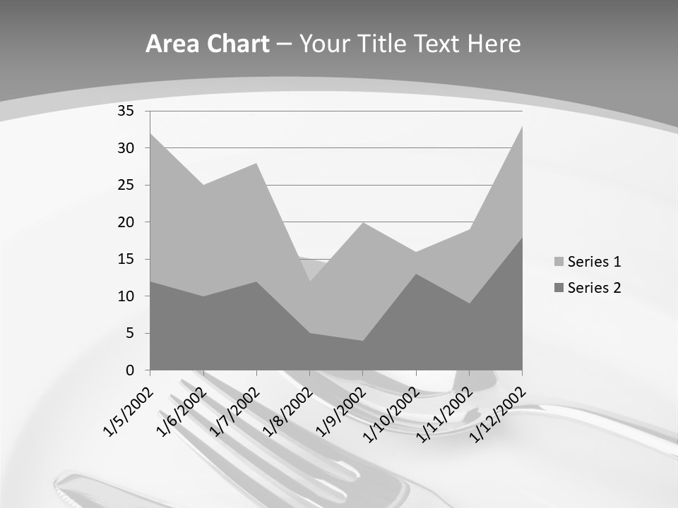 Banquet Closeup Spoon PowerPoint Template