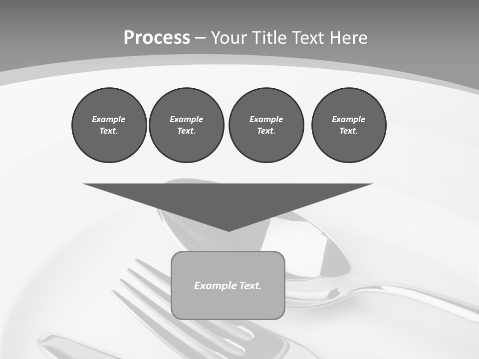 Banquet Closeup Spoon PowerPoint Template