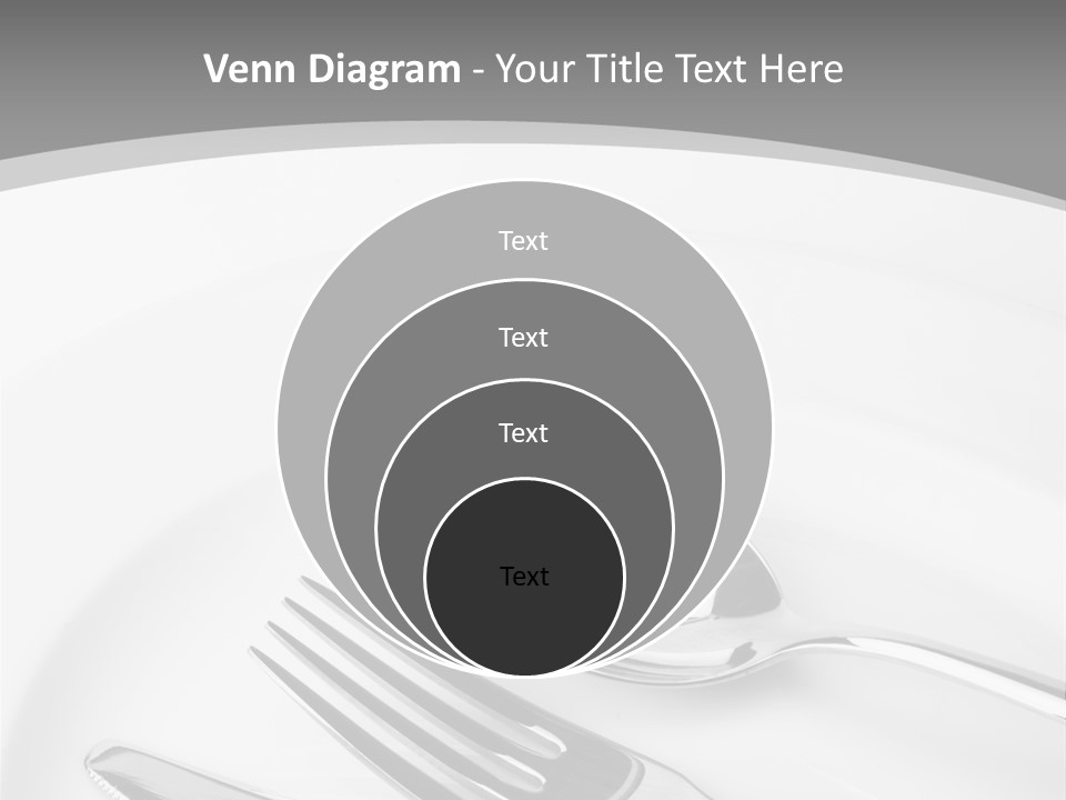 Banquet Closeup Spoon PowerPoint Template