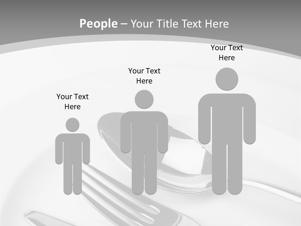 Banquet Closeup Spoon PowerPoint Template