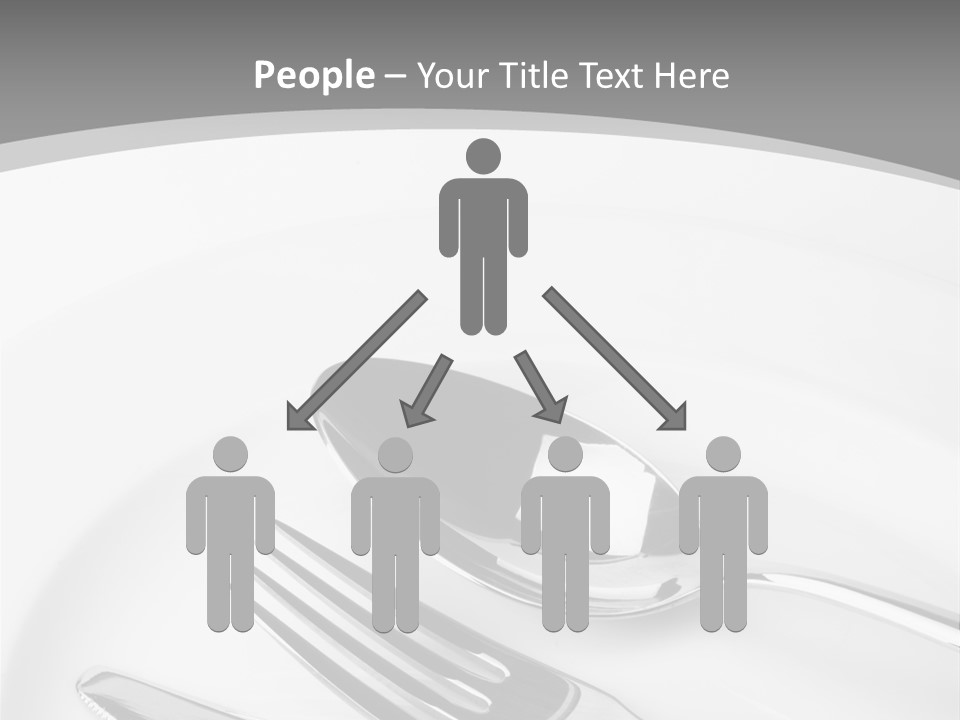 Banquet Closeup Spoon PowerPoint Template