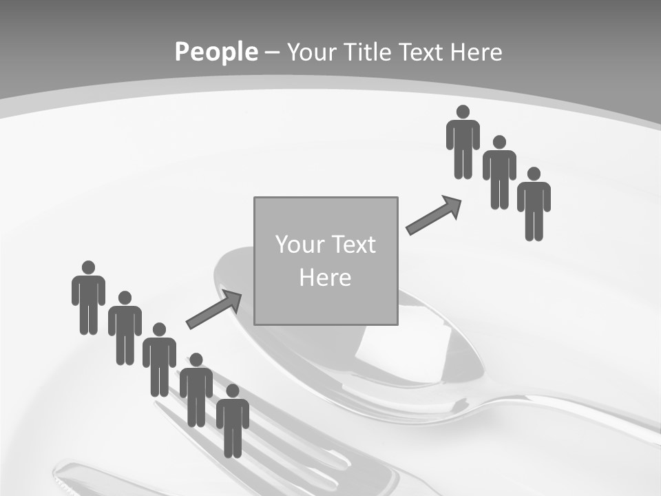 Banquet Closeup Spoon PowerPoint Template