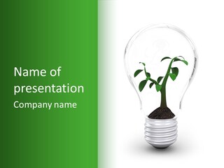 Isolated Illustration Spade PowerPoint Template