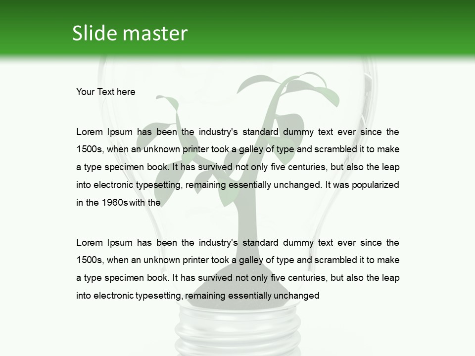 Isolated Illustration Spade PowerPoint Template