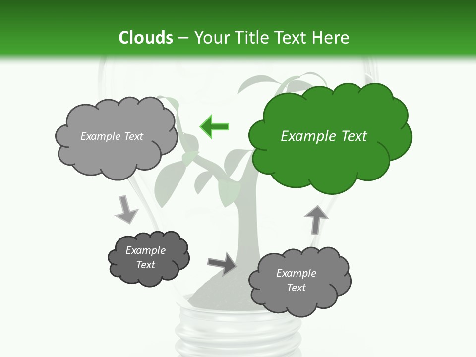 Isolated Illustration Spade PowerPoint Template