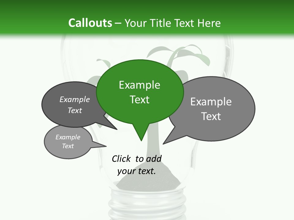 Isolated Illustration Spade PowerPoint Template