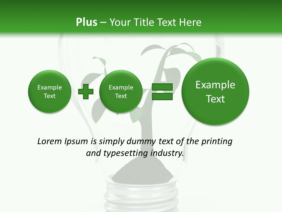 Isolated Illustration Spade PowerPoint Template
