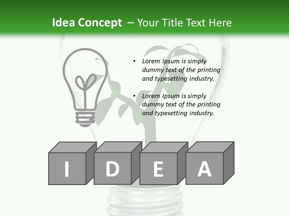 Isolated Illustration Spade PowerPoint Template