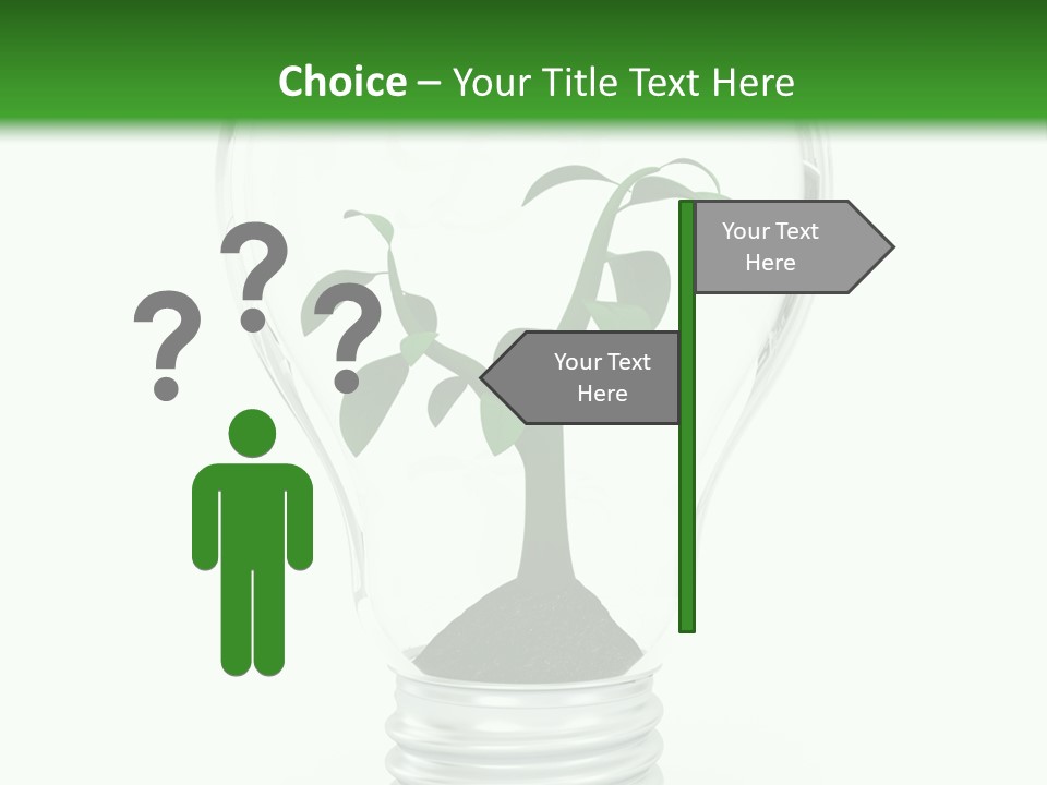 Isolated Illustration Spade PowerPoint Template