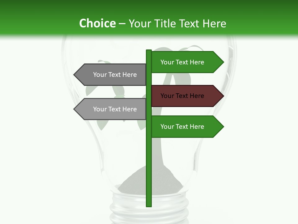 Isolated Illustration Spade PowerPoint Template