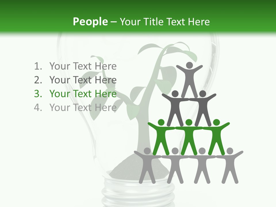 Isolated Illustration Spade PowerPoint Template