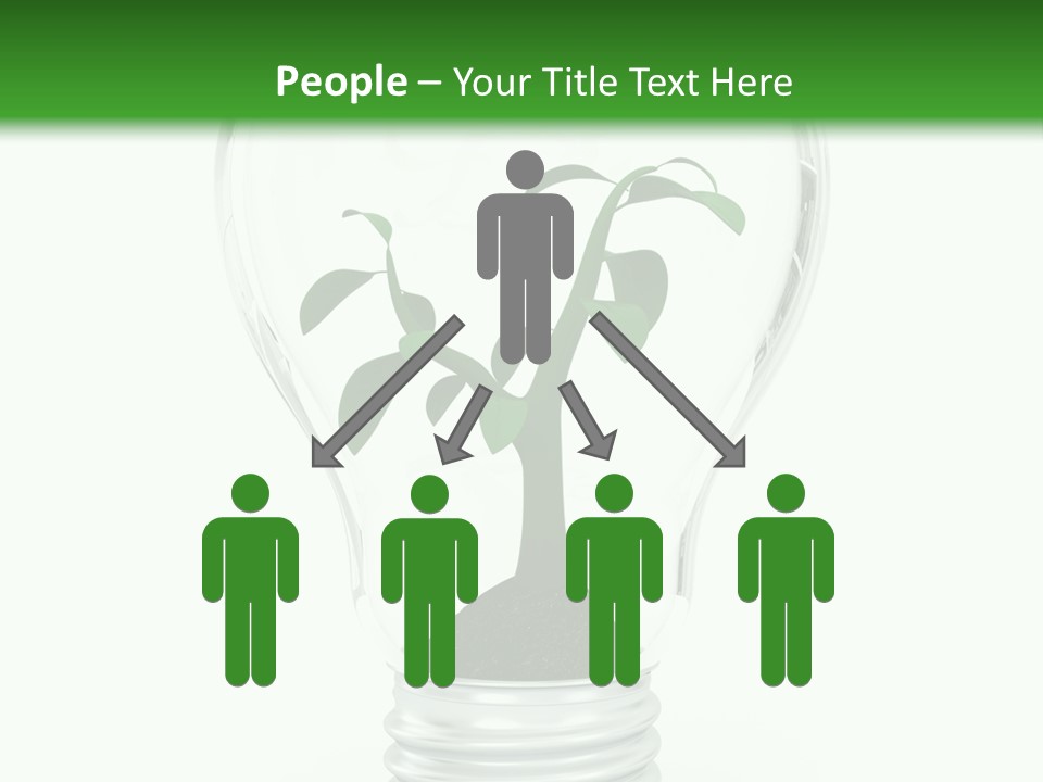 Isolated Illustration Spade PowerPoint Template