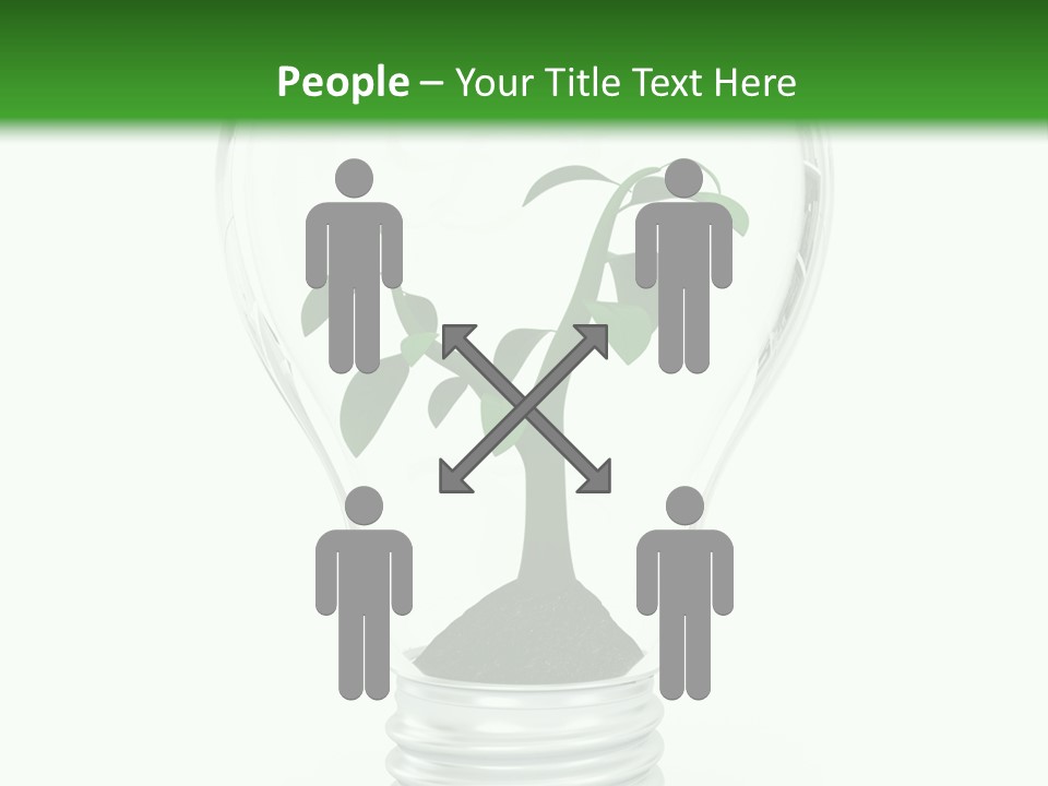 Isolated Illustration Spade PowerPoint Template