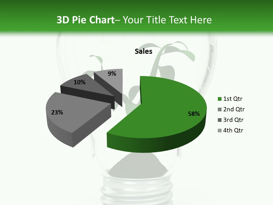 Isolated Illustration Spade PowerPoint Template