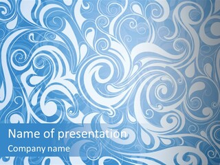 Background Decoration Drop PowerPoint Template