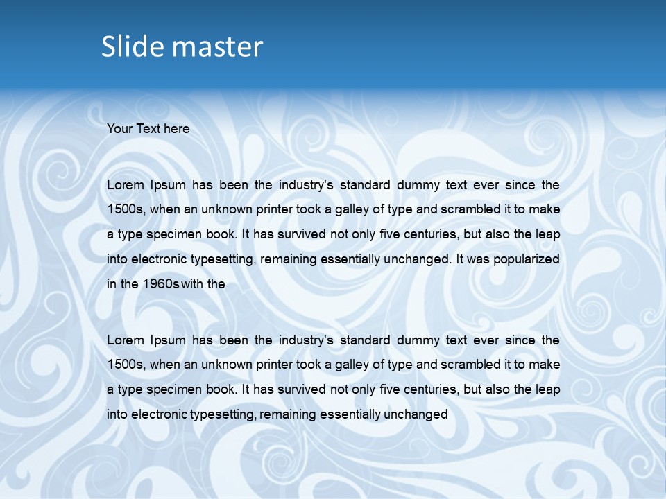 Background Decoration Drop PowerPoint Template