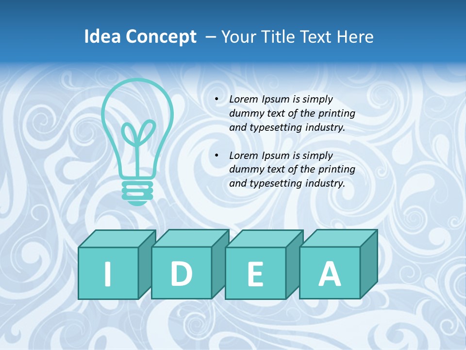 Background Decoration Drop PowerPoint Template