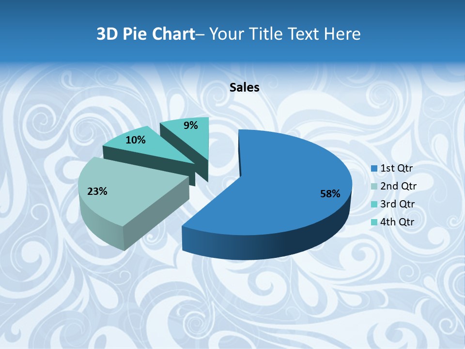Background Decoration Drop PowerPoint Template
