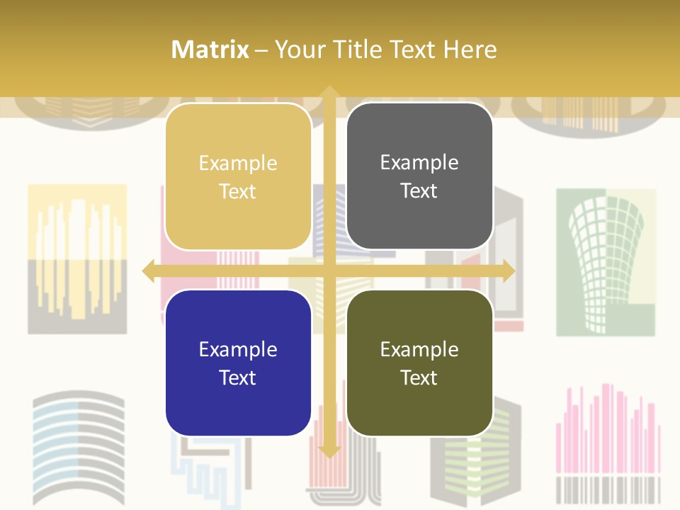 Silhouette Windows Graphics PowerPoint Template