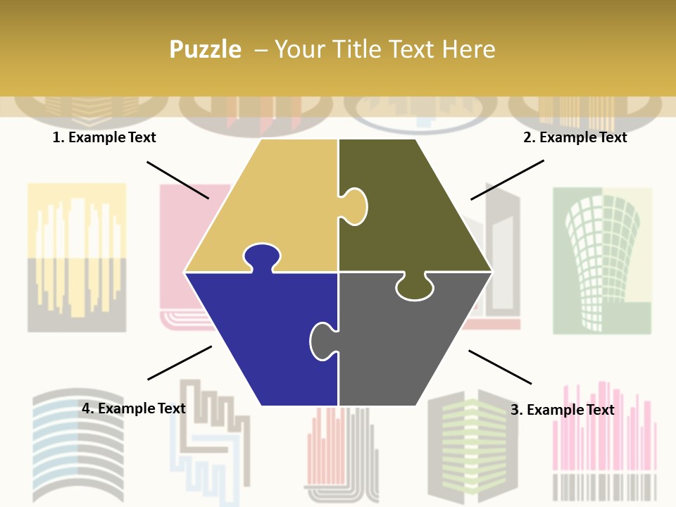 Silhouette Windows Graphics PowerPoint Template