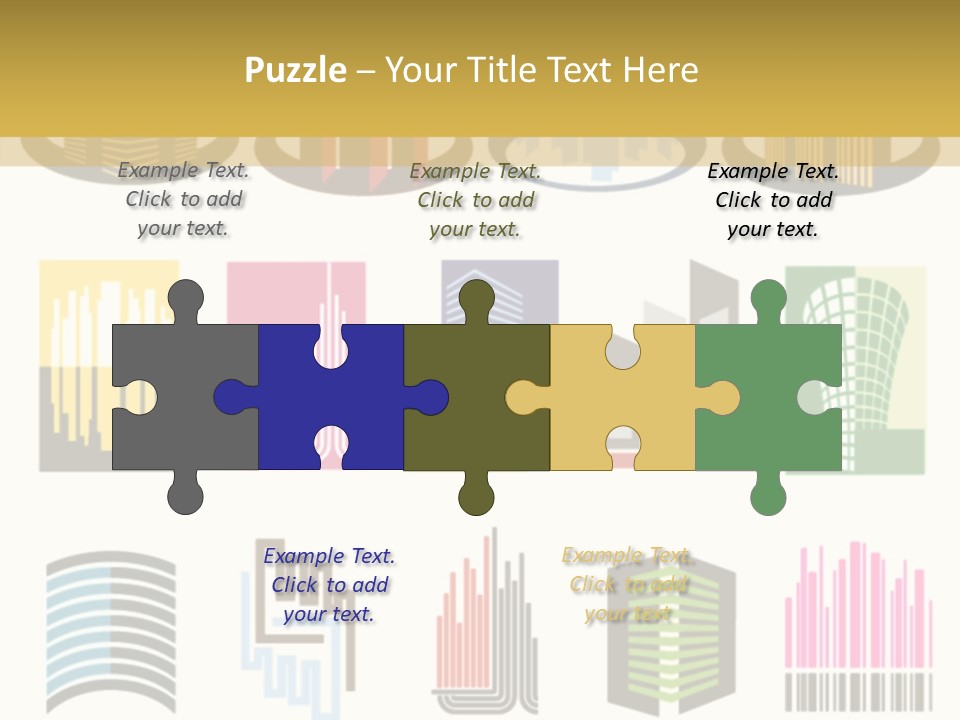 Silhouette Windows Graphics PowerPoint Template