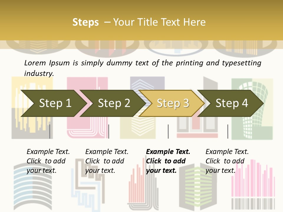 Silhouette Windows Graphics PowerPoint Template