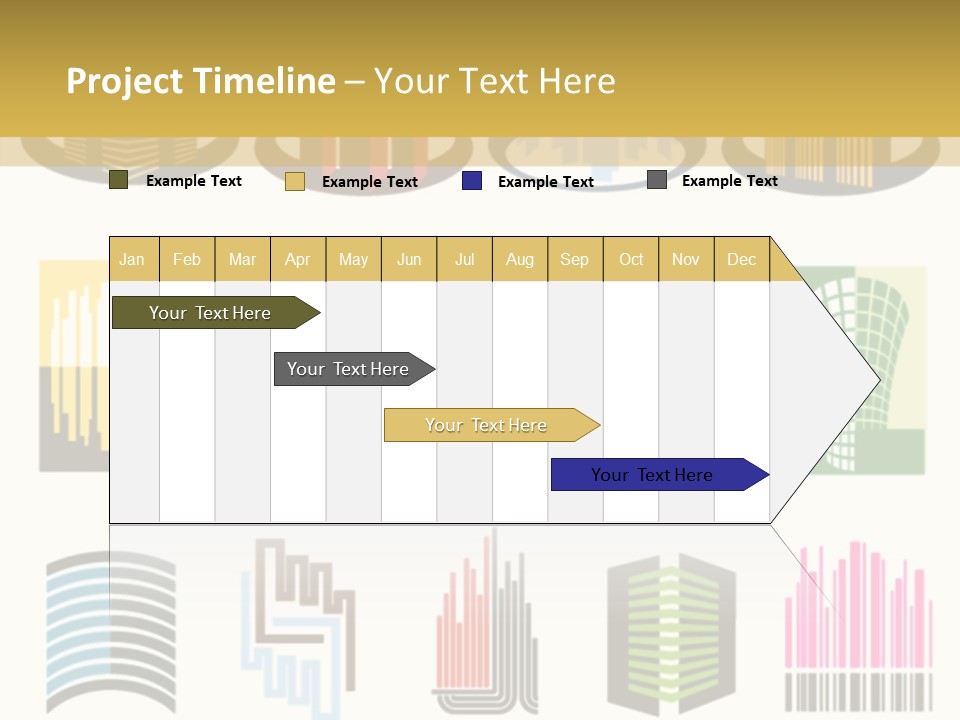 Silhouette Windows Graphics PowerPoint Template