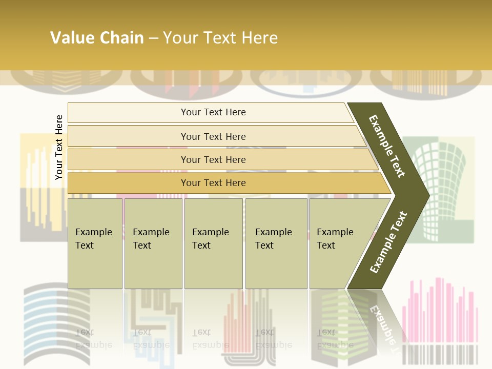 Silhouette Windows Graphics PowerPoint Template