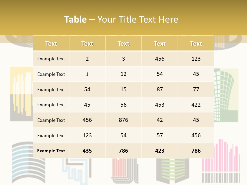 Silhouette Windows Graphics PowerPoint Template