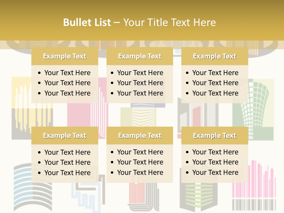 Silhouette Windows Graphics PowerPoint Template