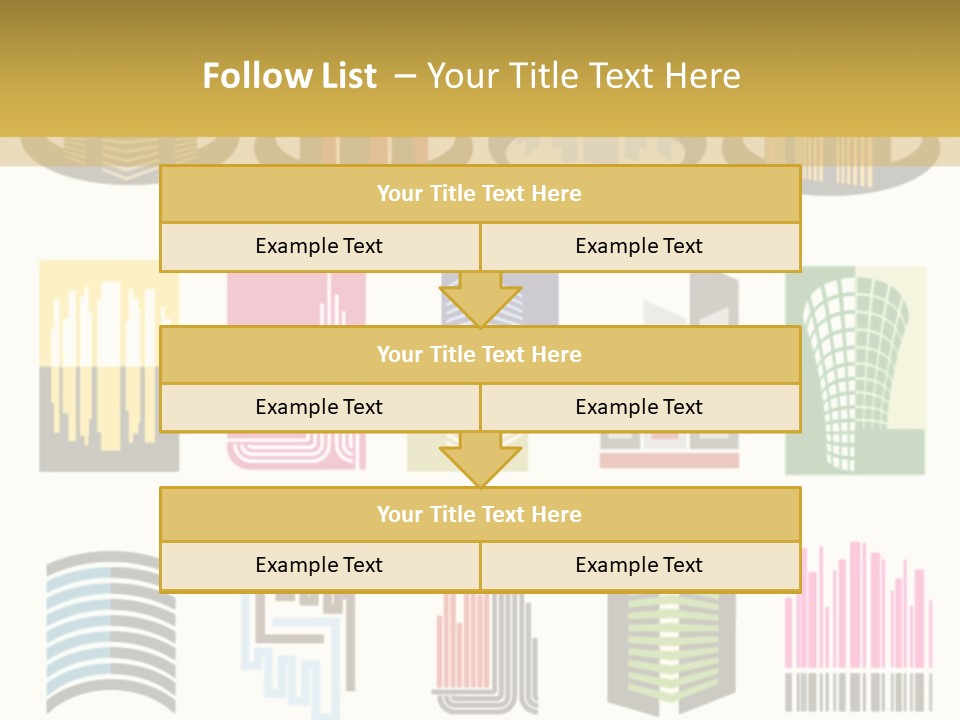 Silhouette Windows Graphics PowerPoint Template