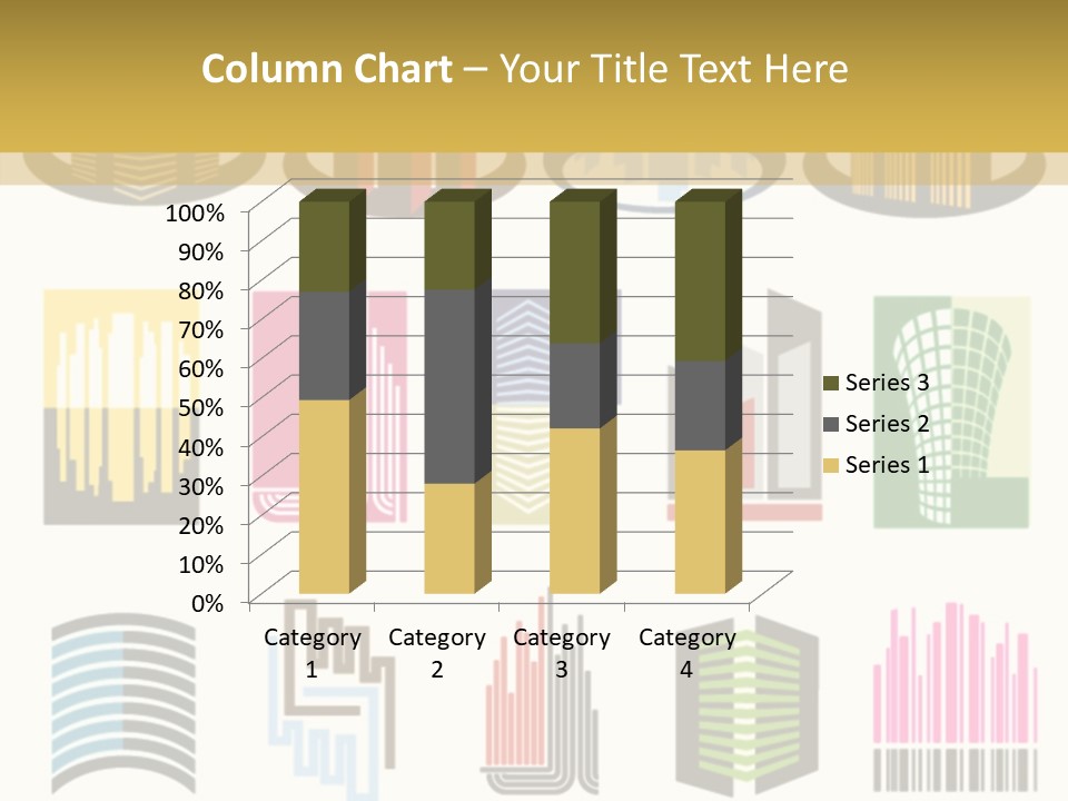 Silhouette Windows Graphics PowerPoint Template