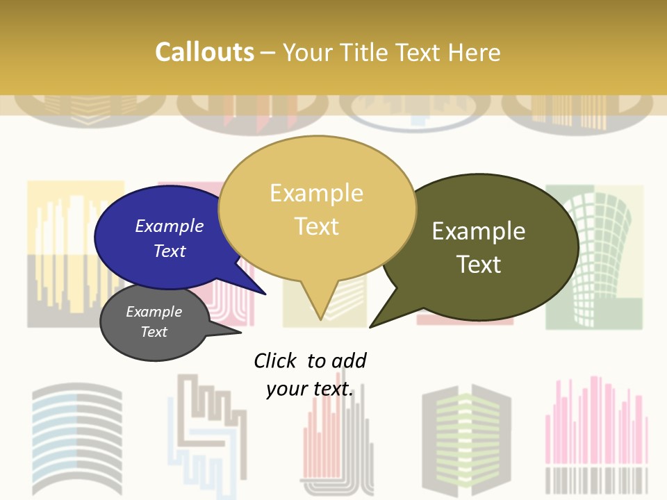 Silhouette Windows Graphics PowerPoint Template
