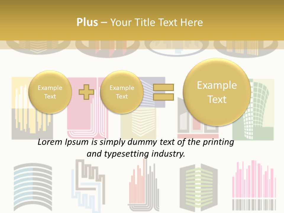 Silhouette Windows Graphics PowerPoint Template